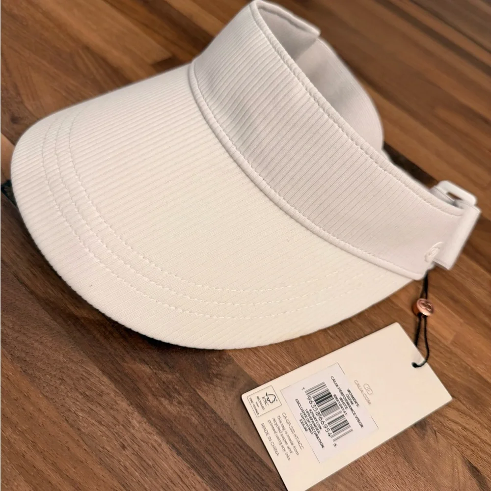 White Women's Visor - Picture 4 of 4